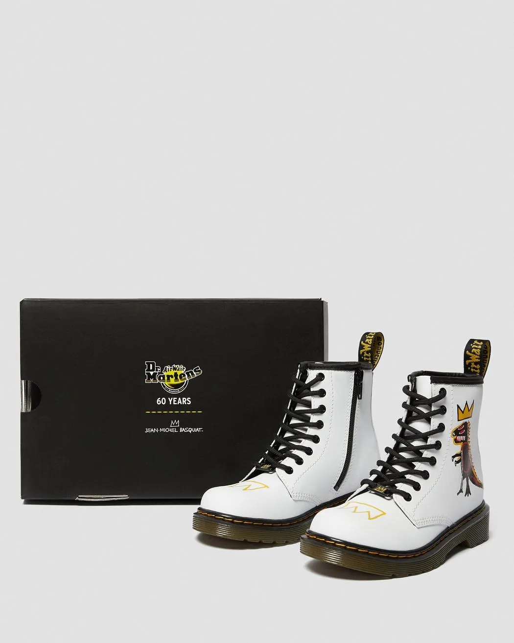 1460 Basquiat Leather Boots - Kids|-|Bottes en cuir 1460 Basquiat - Enfant