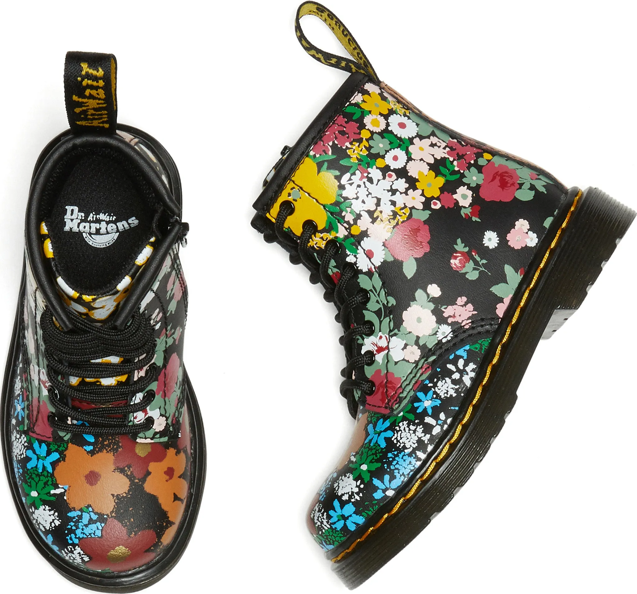 1460 Floral Mash Up Boots - Toddlers|-|Bottes 1460 Floral Mash Up - Tout-Petit