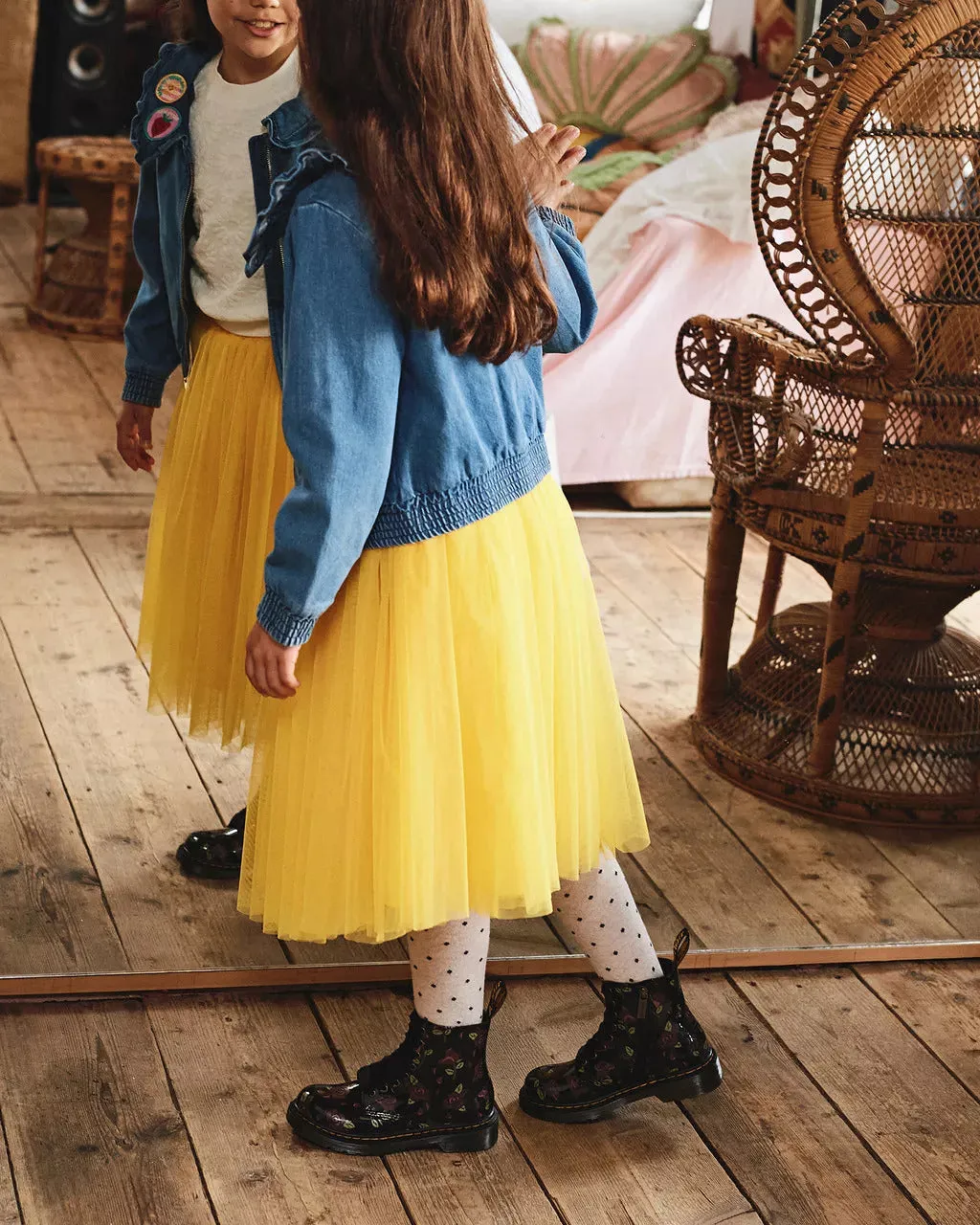 1460 Pascal Leather Lace Up Boots - Little Kids|-|Bottes en cuir à lacets 1460 Pascal - Petit Enfant