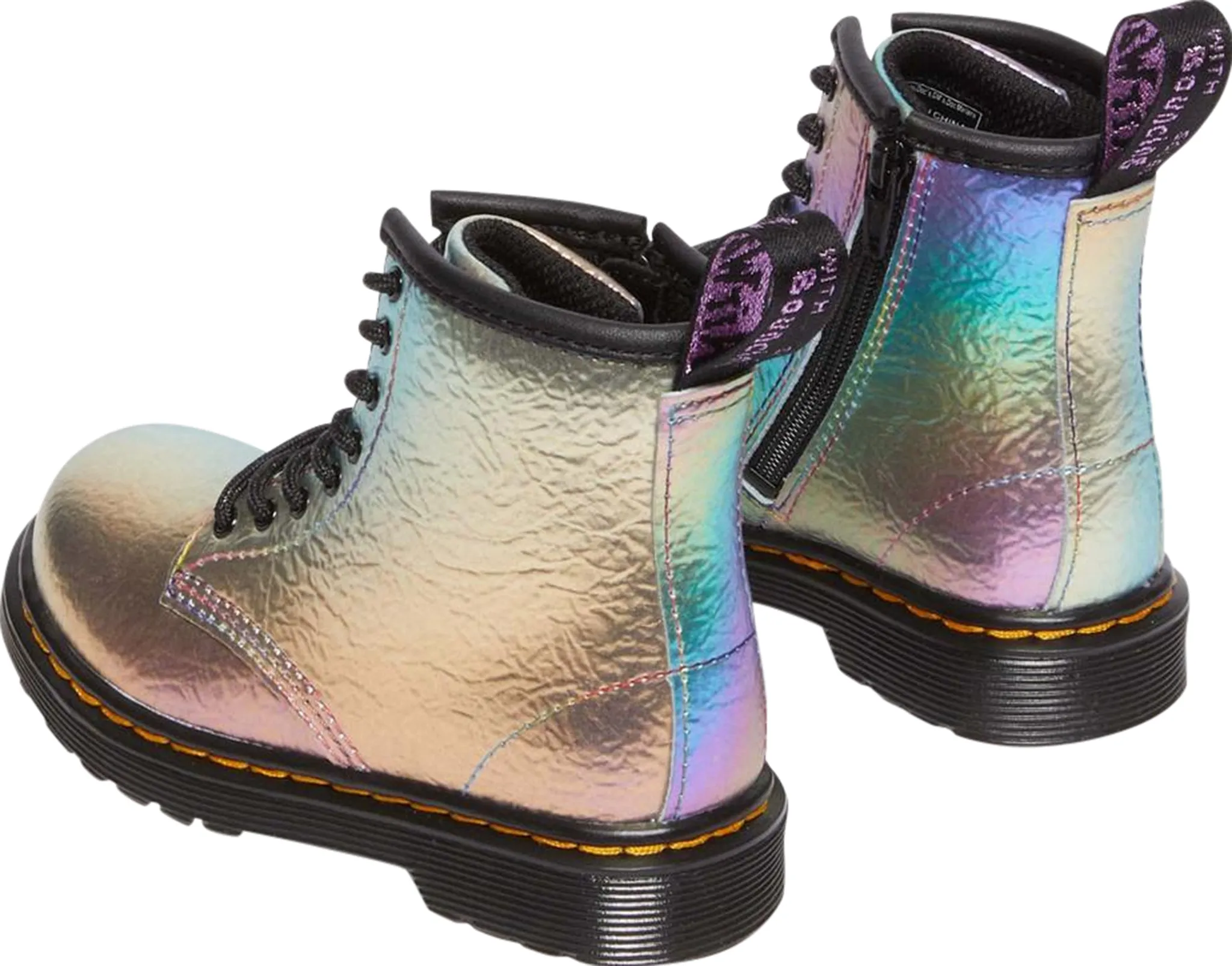 1460 Patent Leather Ankle Boots - Toddler|-|Bottes 1460 en cuir verni - Tout-petit