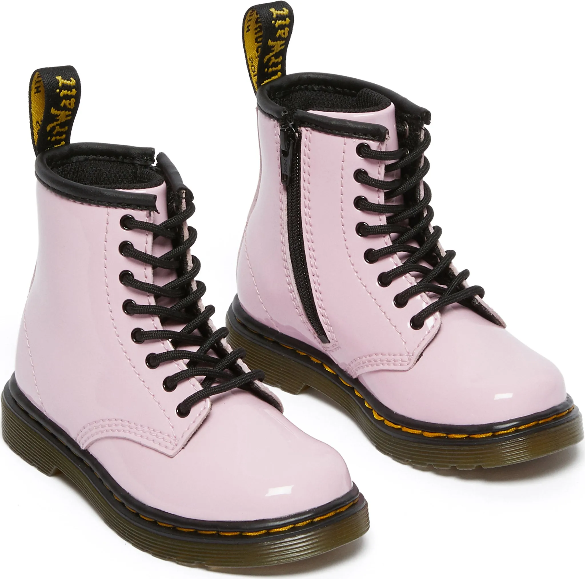 1460 Patent Leather Ankle Boots - Toddler|-|Bottes 1460 en cuir verni - Tout-petit