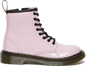 1460 Patent Leather Lace Up Boots - Kids|-|Bottes à lacets en cuir verni 1460 - Enfant