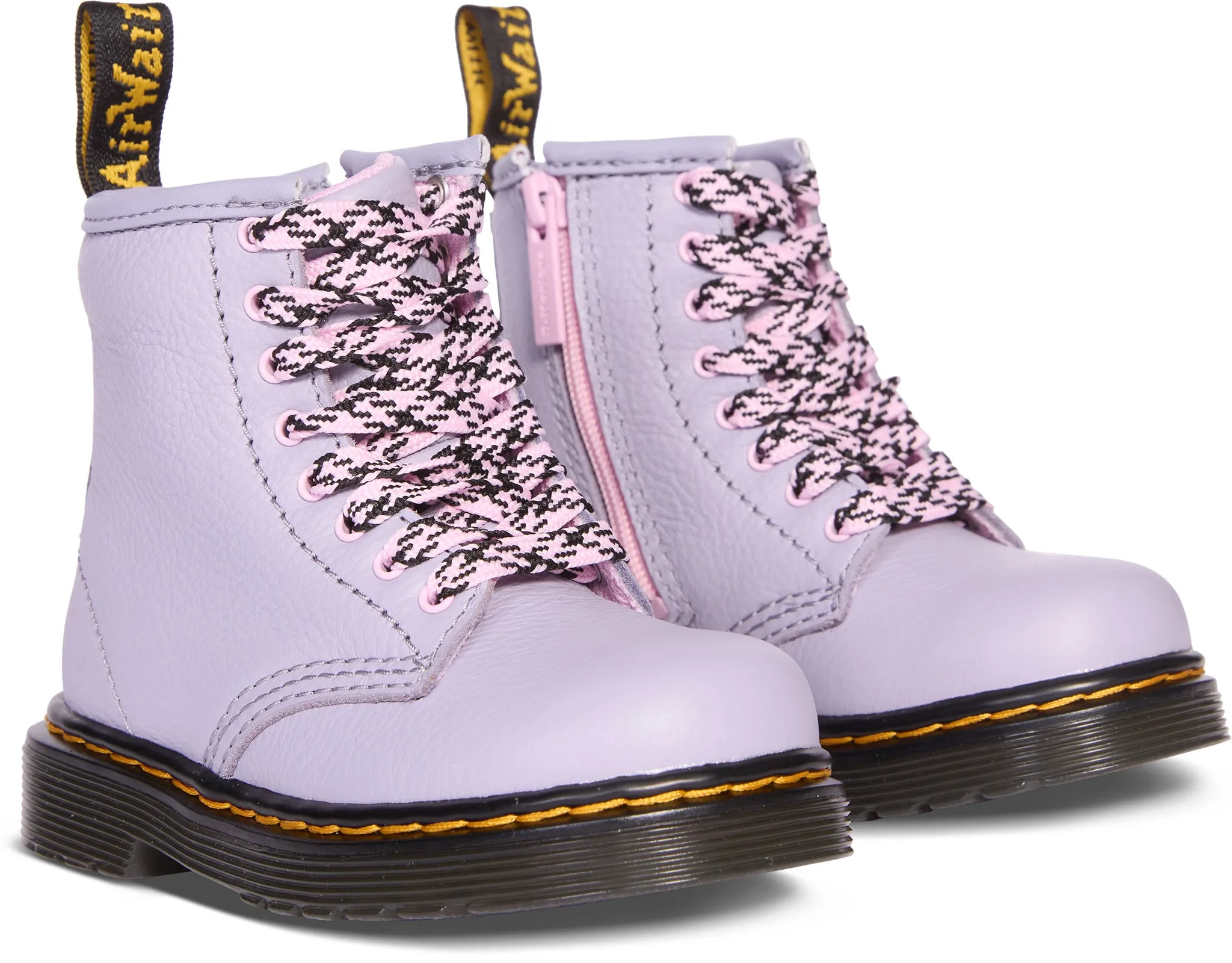 1460 Virginia Leather Lace Up Boots - Toddlers|-|Bottes à lacets en cuir 1460 Virginia - Tout-petit