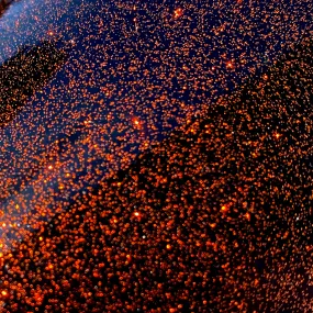 977 Sinister Orange Sparkling Glitter Adhesive Vinyl | Oracal 851