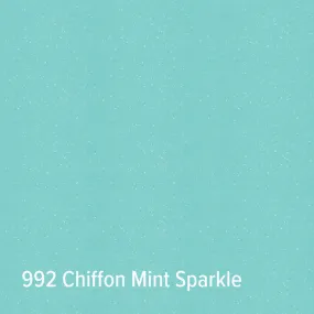 992 Chiffon Mint Sparkling Glitter Adhesive Vinyl | Oracal 851