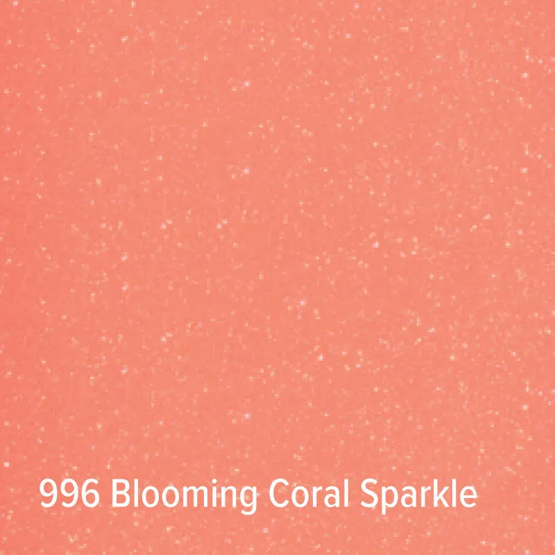 996 Blooming Coral Sparkling Glitter Adhesive Vinyl | Oracal 851