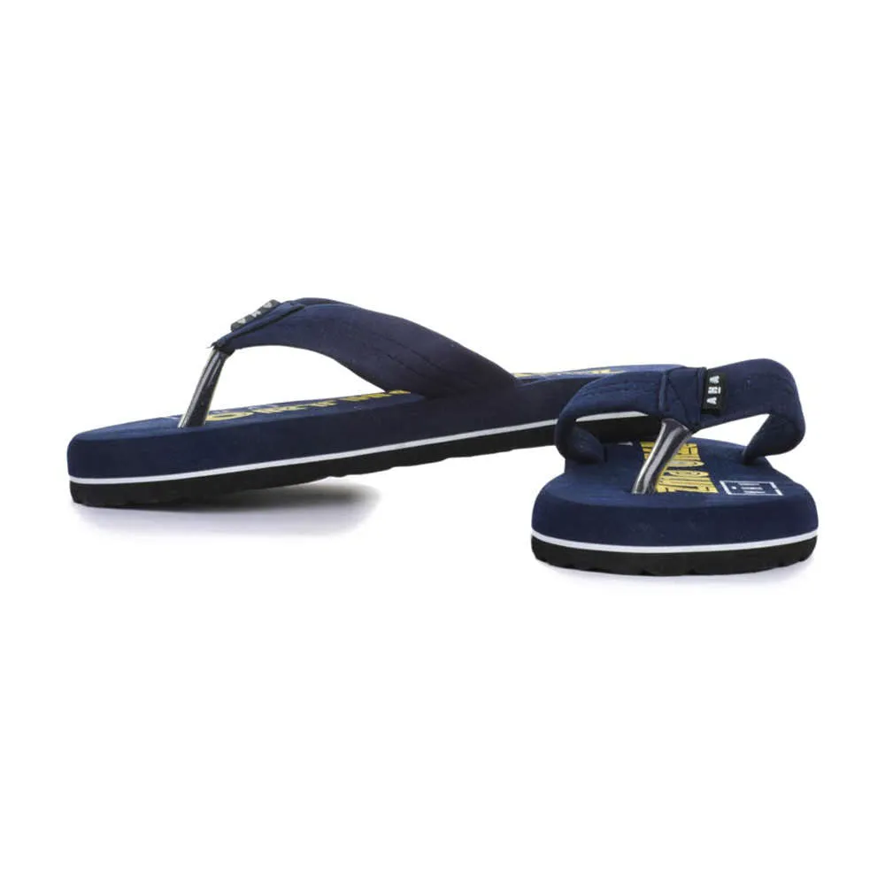 A-HA Casual Blue Flip-Flops For Men ORTHO-1 By Liberty