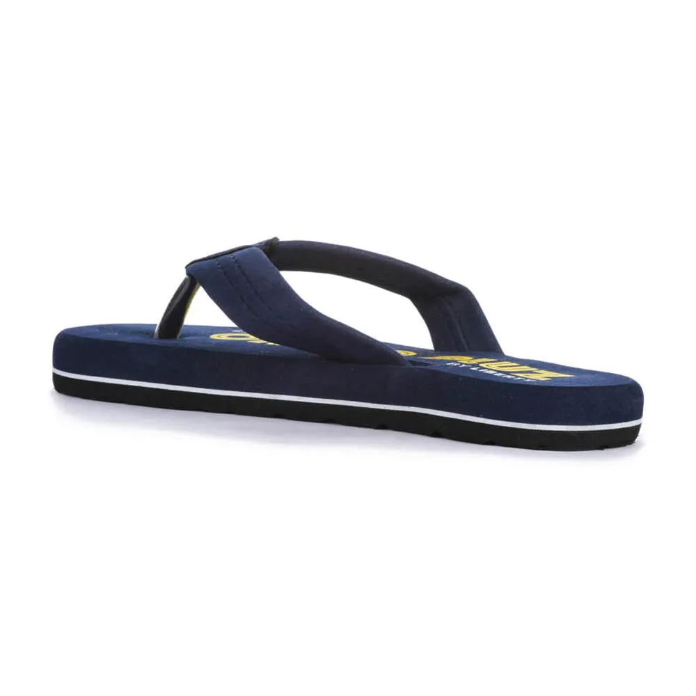 A-HA Casual Blue Flip-Flops For Men ORTHO-1 By Liberty