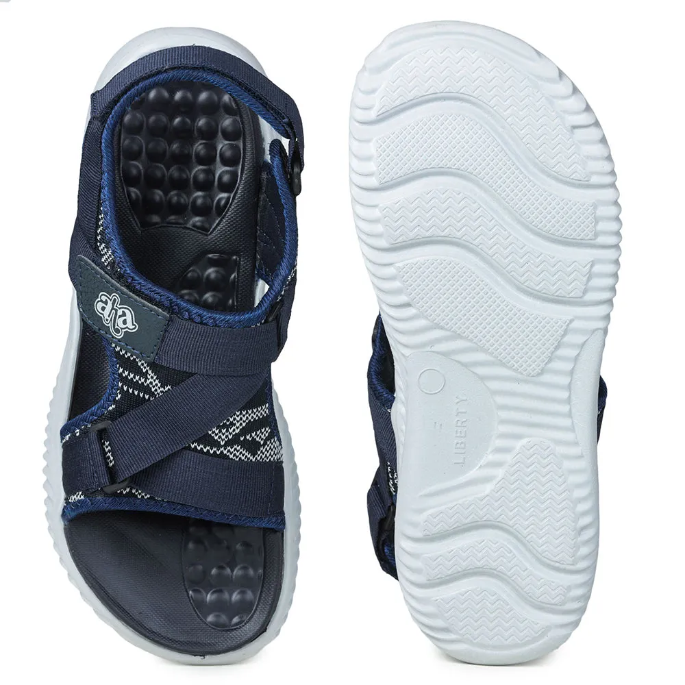 A-HA Casual Blue Sandals For Men STAMINA-12 By Liberty