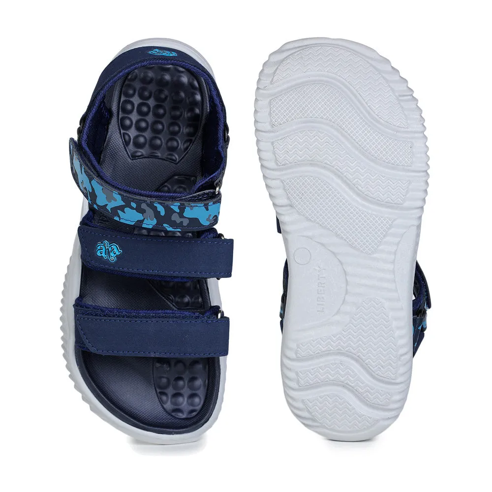 A-HA Casual Blue Sandals For Men STAMINA-9 By Liberty