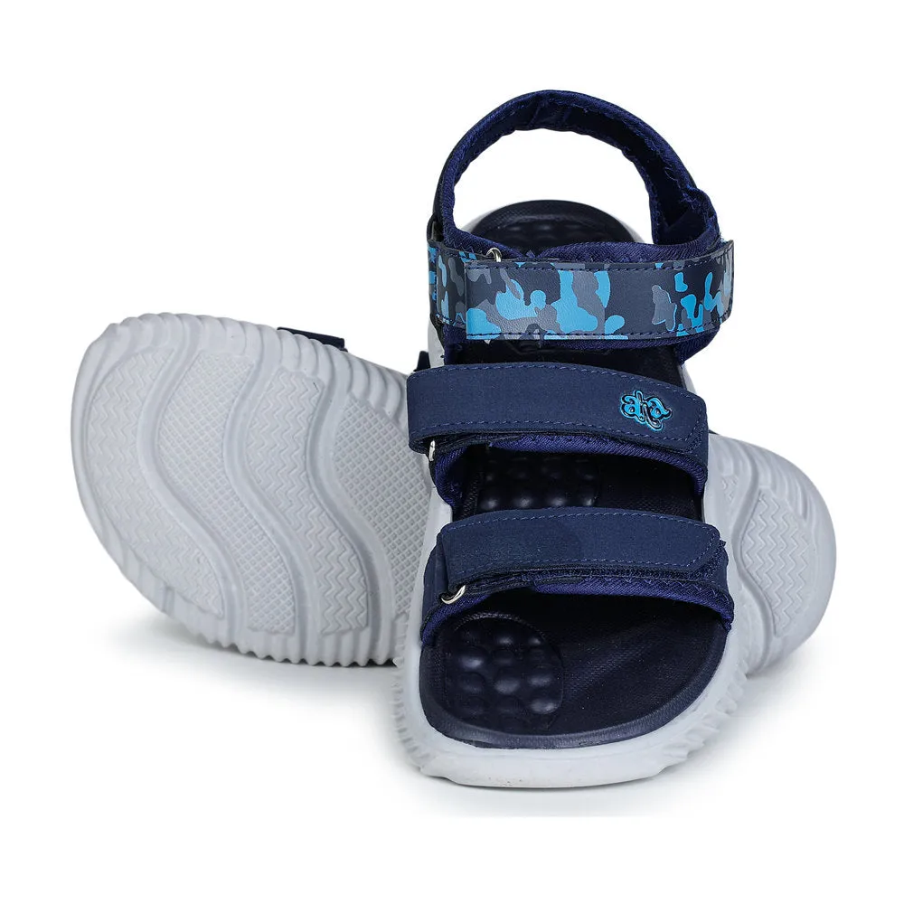 A-HA Casual Blue Sandals For Men STAMINA-9 By Liberty