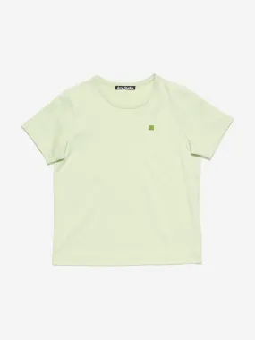 Acne Studios Kids Nash Face T-Shirt in Green