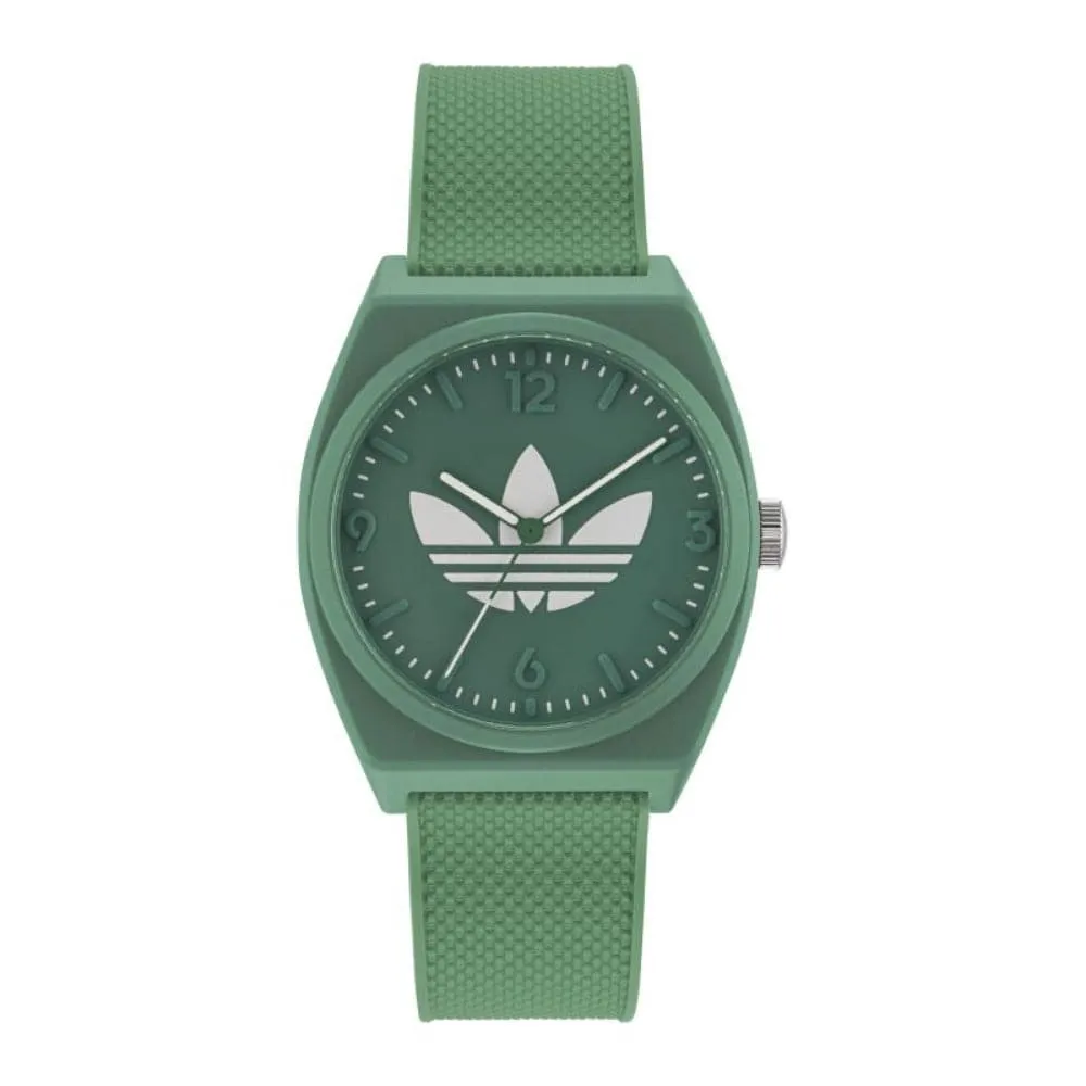 Adidas Project Green Dial And Resin Strap Unisex Watch AOST23050