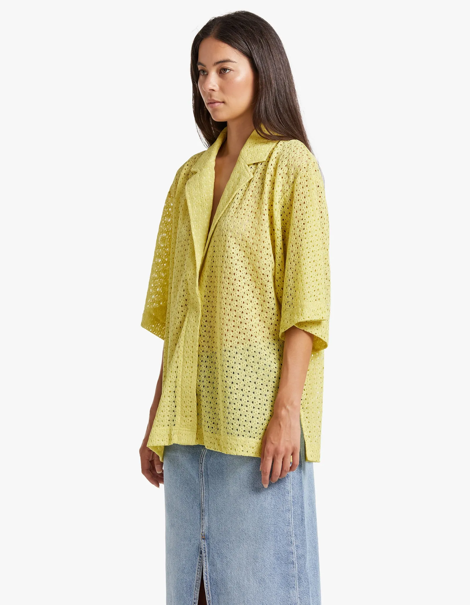 Agna Shirt - Pale Lime