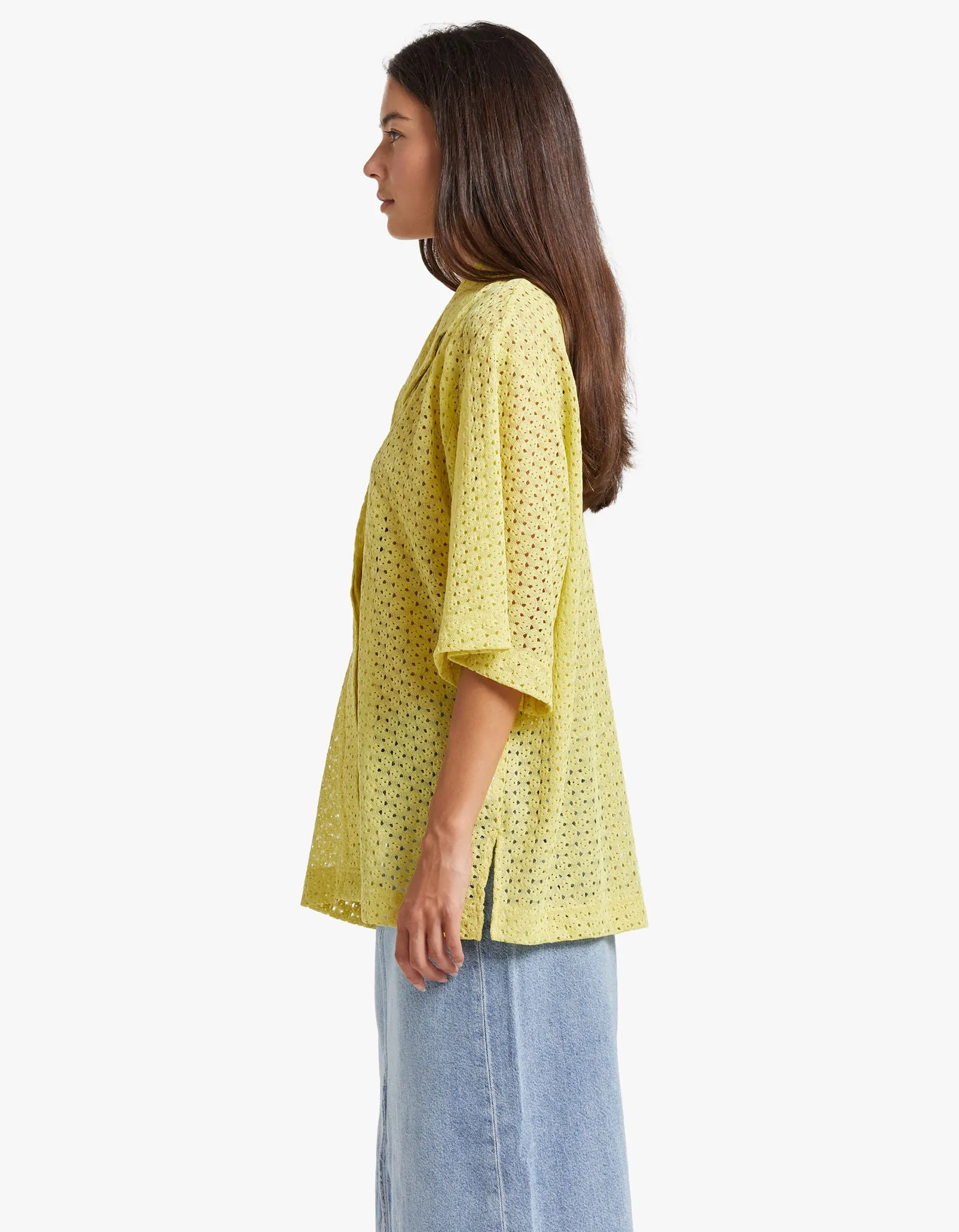 Agna Shirt - Pale Lime