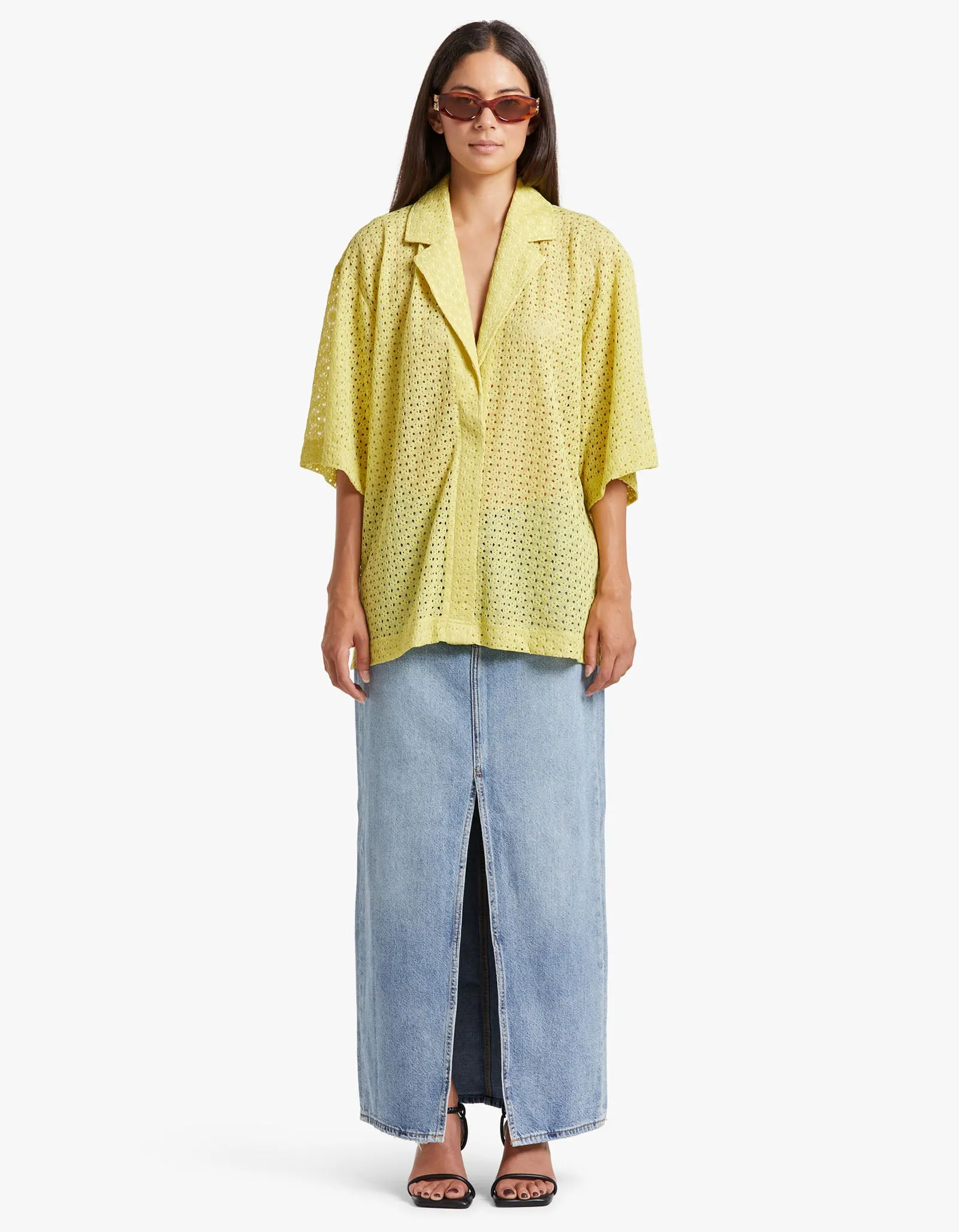 Agna Shirt - Pale Lime