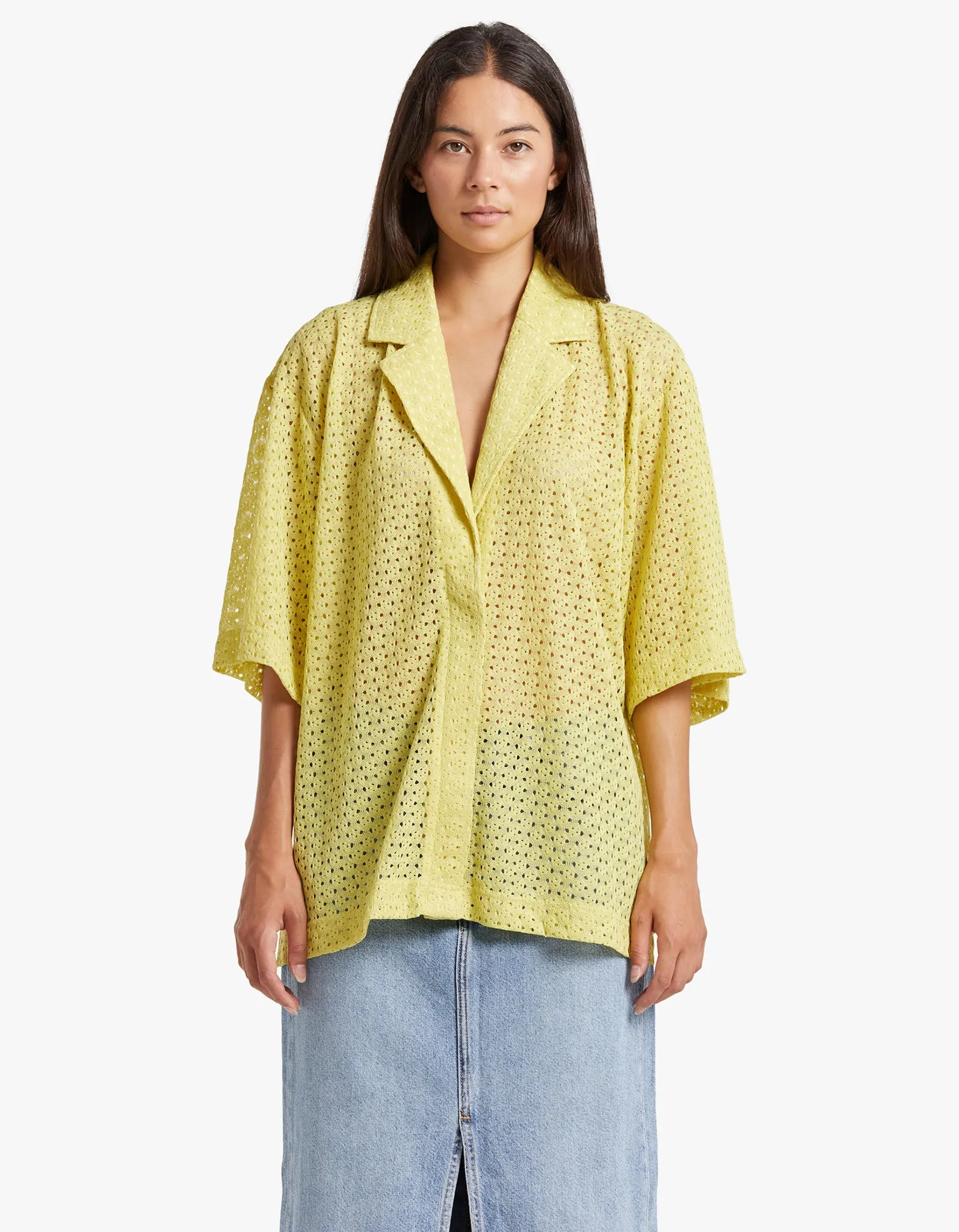 Agna Shirt - Pale Lime