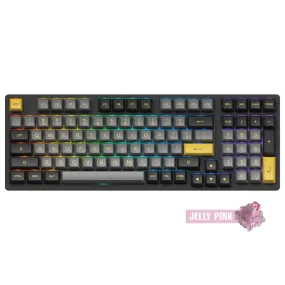 AKKO BLACK & GOLD 3098B MECHANICAL KEYBOARD (AKKO SWITCH JELLY PINK)