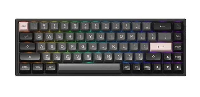 AKKO BLACK & PINK 3068B MECHANICAL KEYBOARD (AKKO SWITCH JELLY PINK)