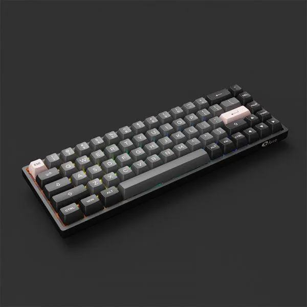 AKKO BLACK & PINK 3068B MECHANICAL KEYBOARD (AKKO SWITCH JELLY PINK)