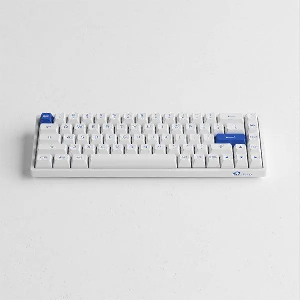 Akko Blue on White 3068B Plus Multi-Modes RGB Mechanical Keyboard (Akko CS Jelly Pink)