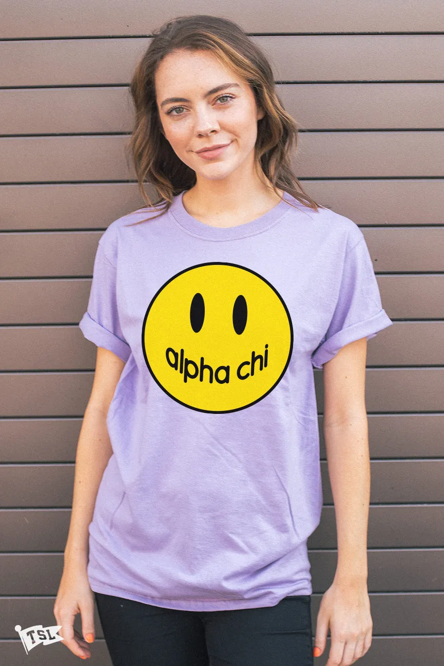 Alpha Chi Omega Happy Tee