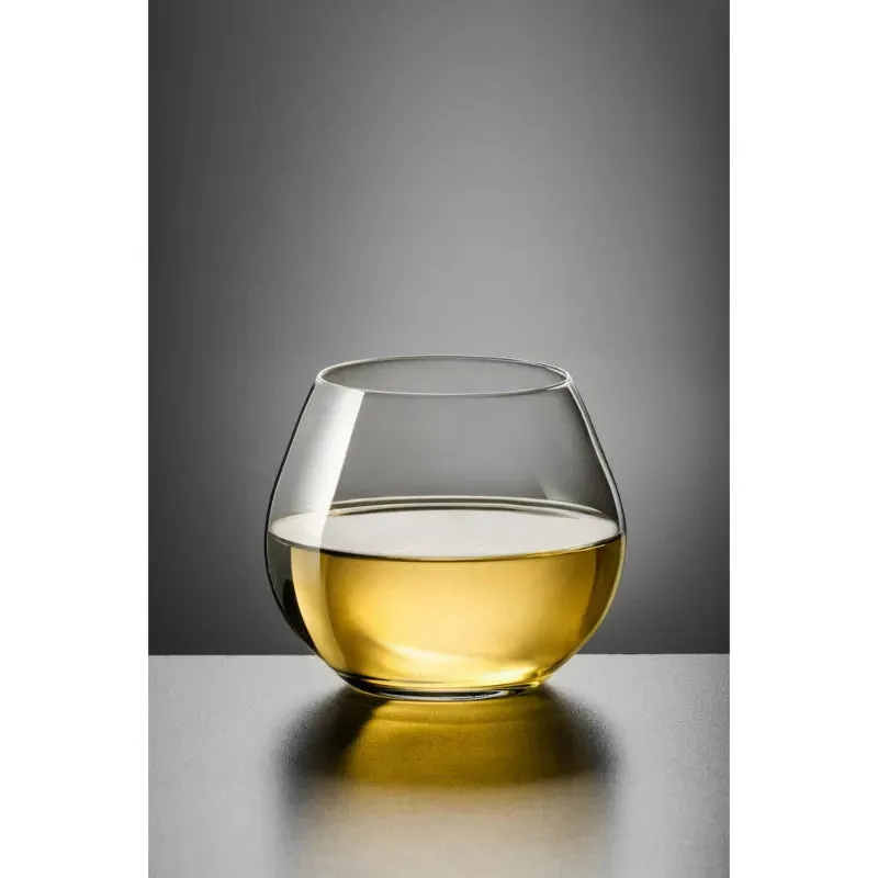 Amoroso Crystal Stemless Wine & Champagne Glass | 340ml | Set of 2