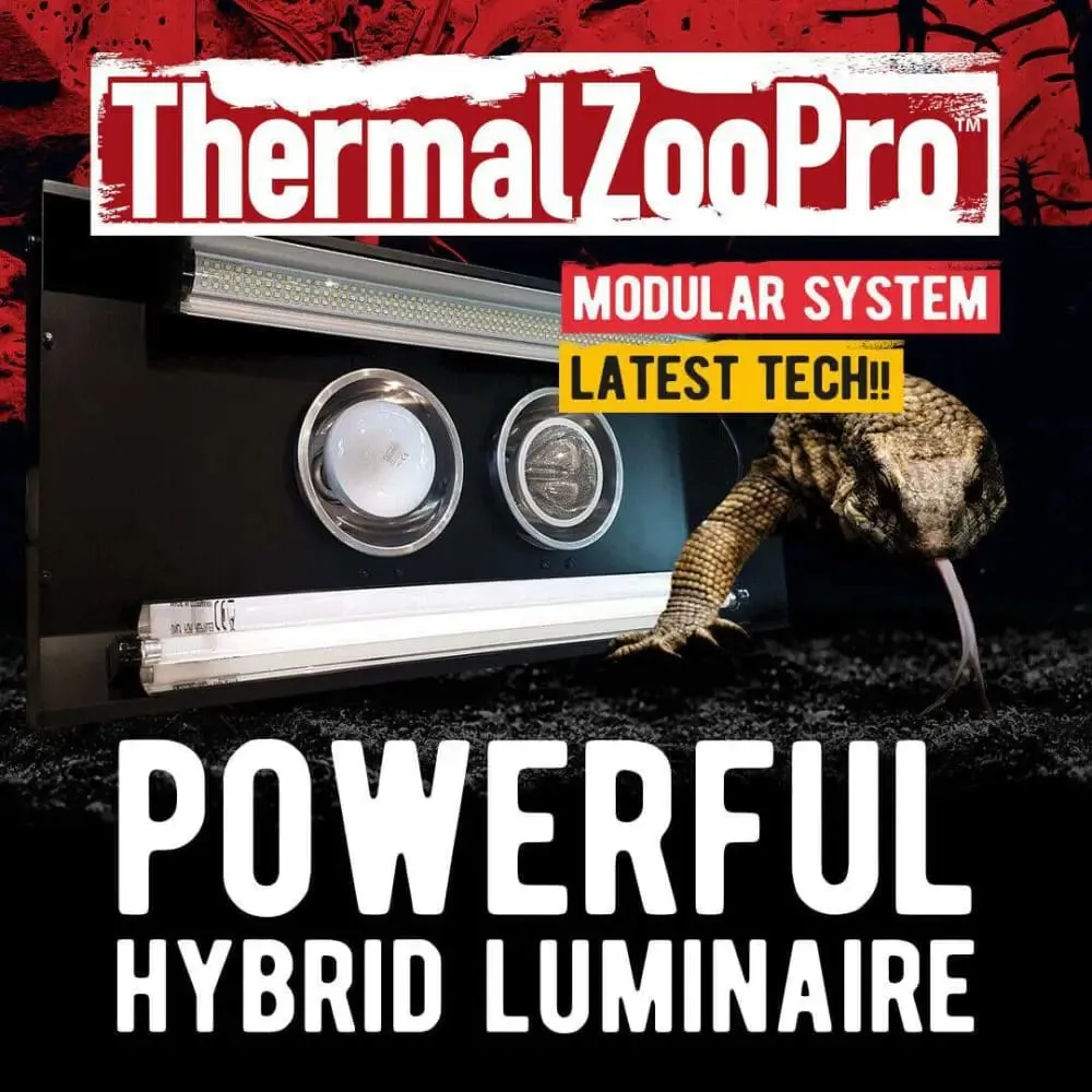 Arcadia ThermalZooPro LED Lighting Heating Luminaire Larger Zoological Enclosure Unit