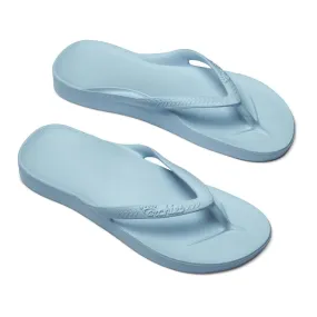 Archies Arch Support Flip Flops in Sky Blue