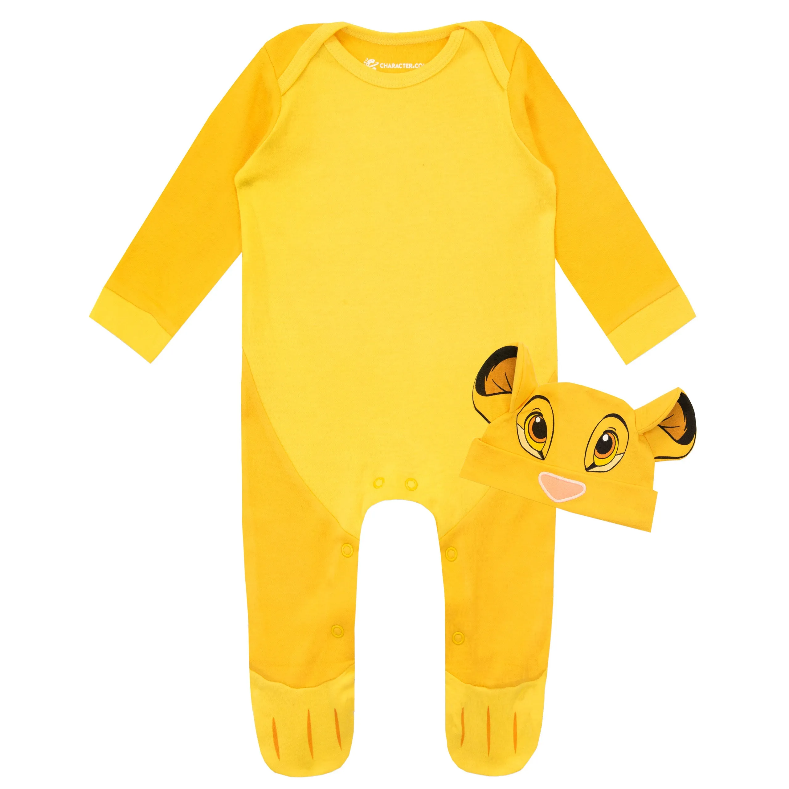 Baby Lion King Footies and Hat Set