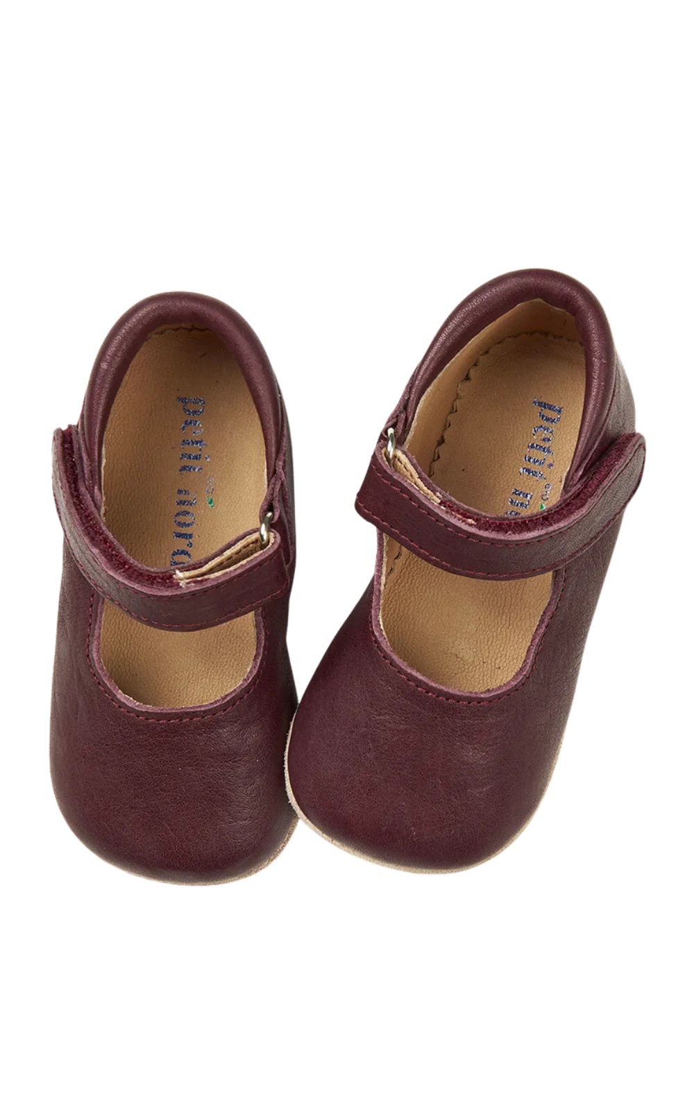 Ballerina Shoe with Velcro - Plum