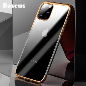 Baseus ® iPhone 11 Ultra-Thin Transparent Sparkling Edge Case