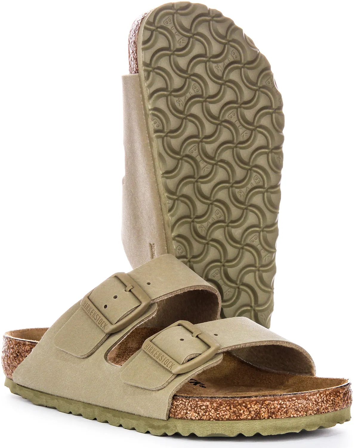 Birkenstock Arizona Bs In Khaki | Regular Fit