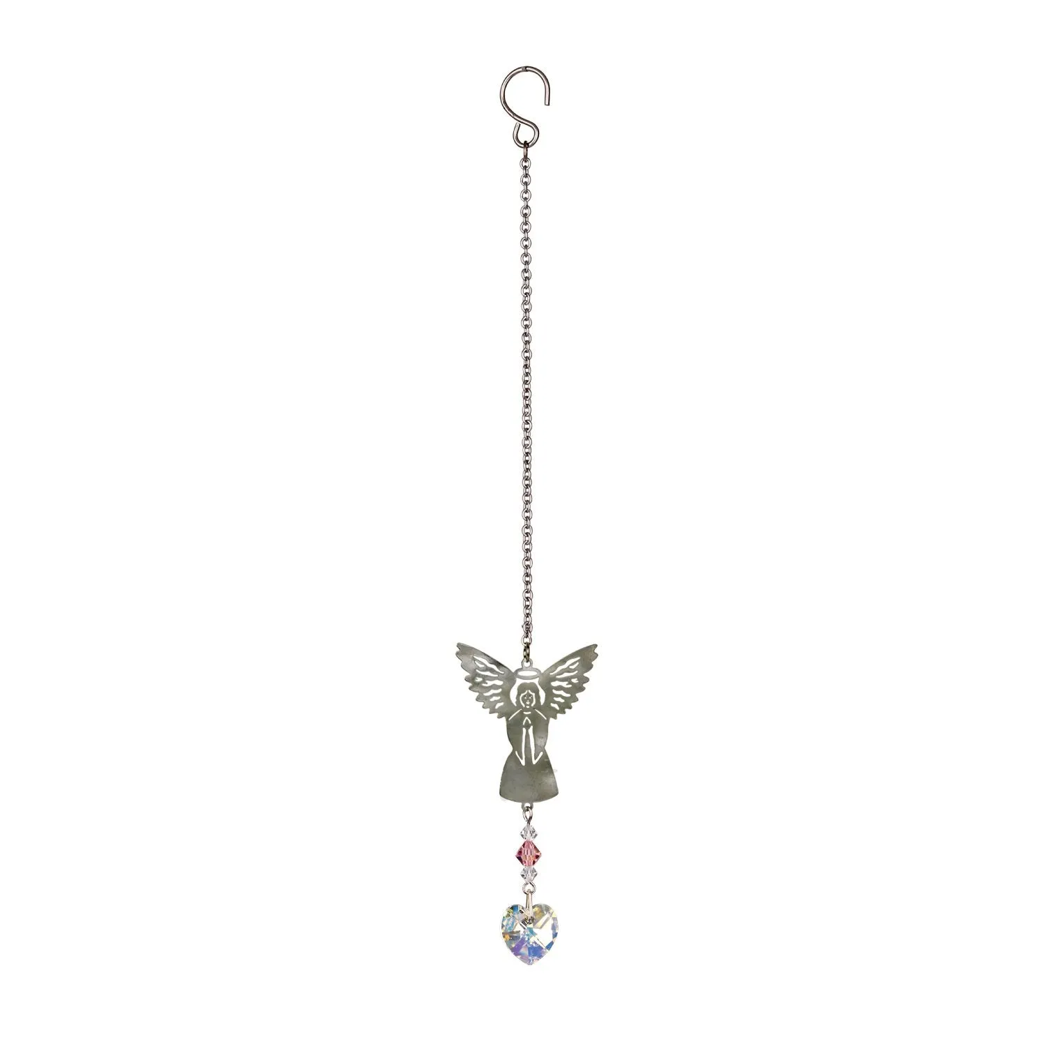 Birthstone Angel Crystal Suncatcher - October