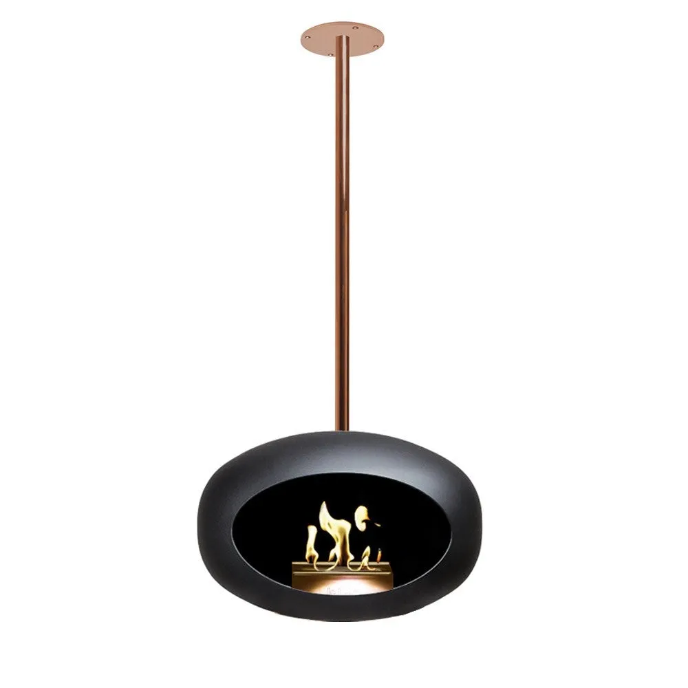 Black Sky Bioethanol Fire - Rose Gold - Le Feu