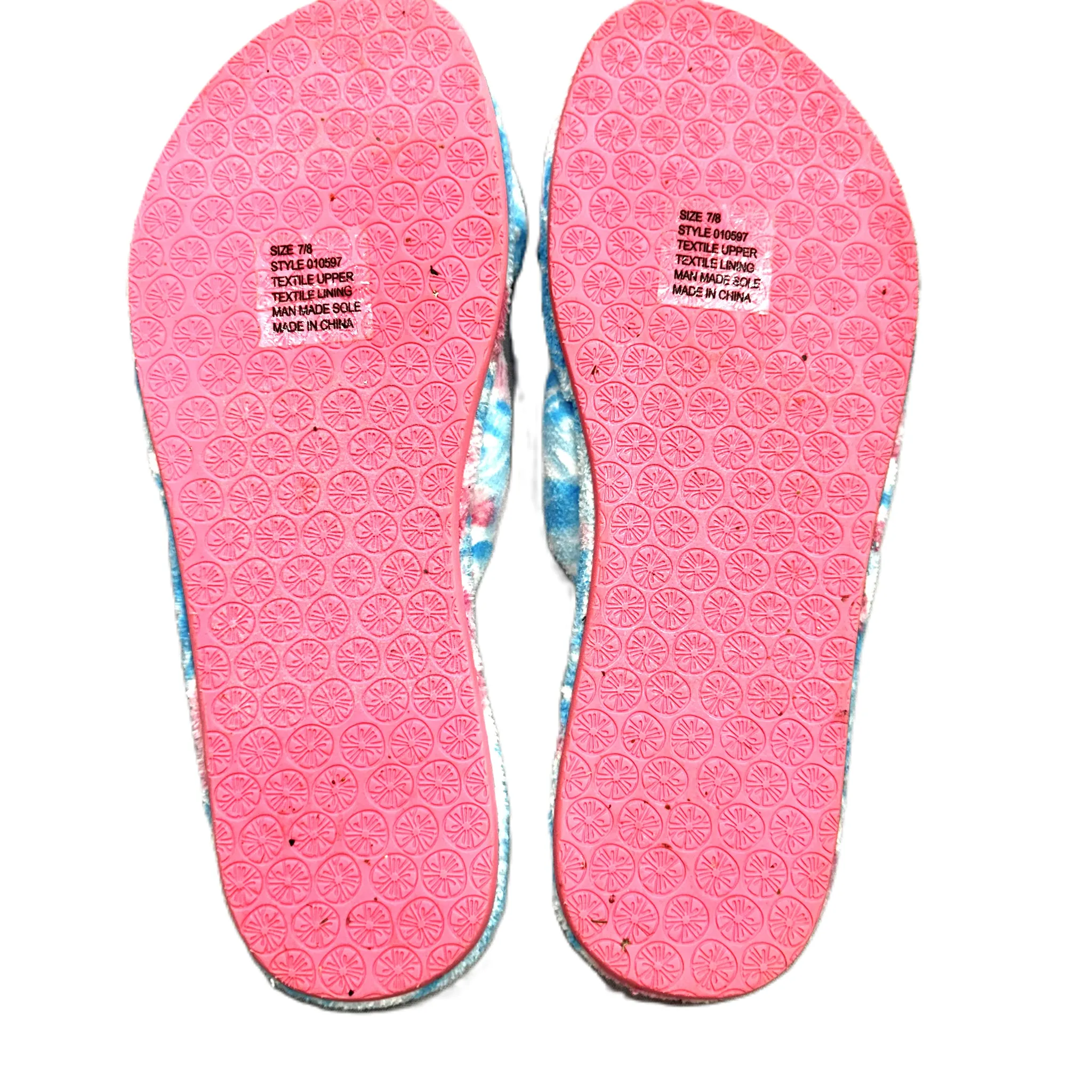 Blue & Pink Slippers Designer By Lilly Pulitzer, Size: 7.5