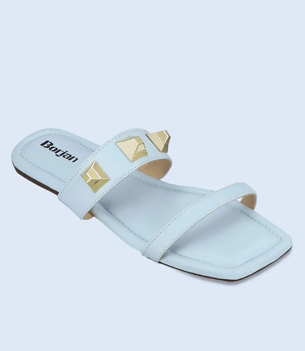 BW10018-LIGHT BLUE-Women Slipper