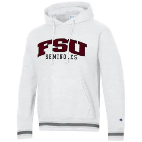 Champion Adult/Unisex FSU Seminoles Reverse Weave Hood - Silver Grey