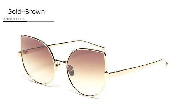 Clear Mirror Vintage Sunglasses