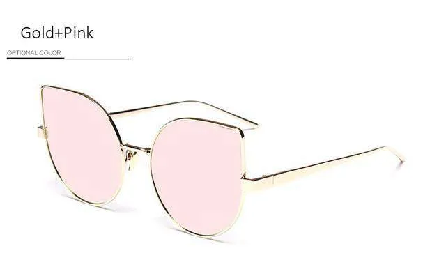 Clear Mirror Vintage Sunglasses