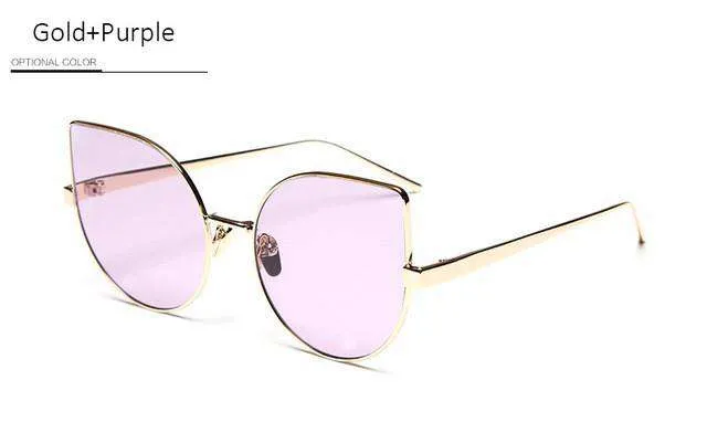 Clear Mirror Vintage Sunglasses