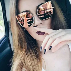 Clear Mirror Vintage Sunglasses