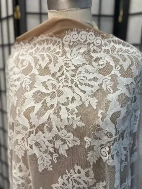 Cream Floral Lace