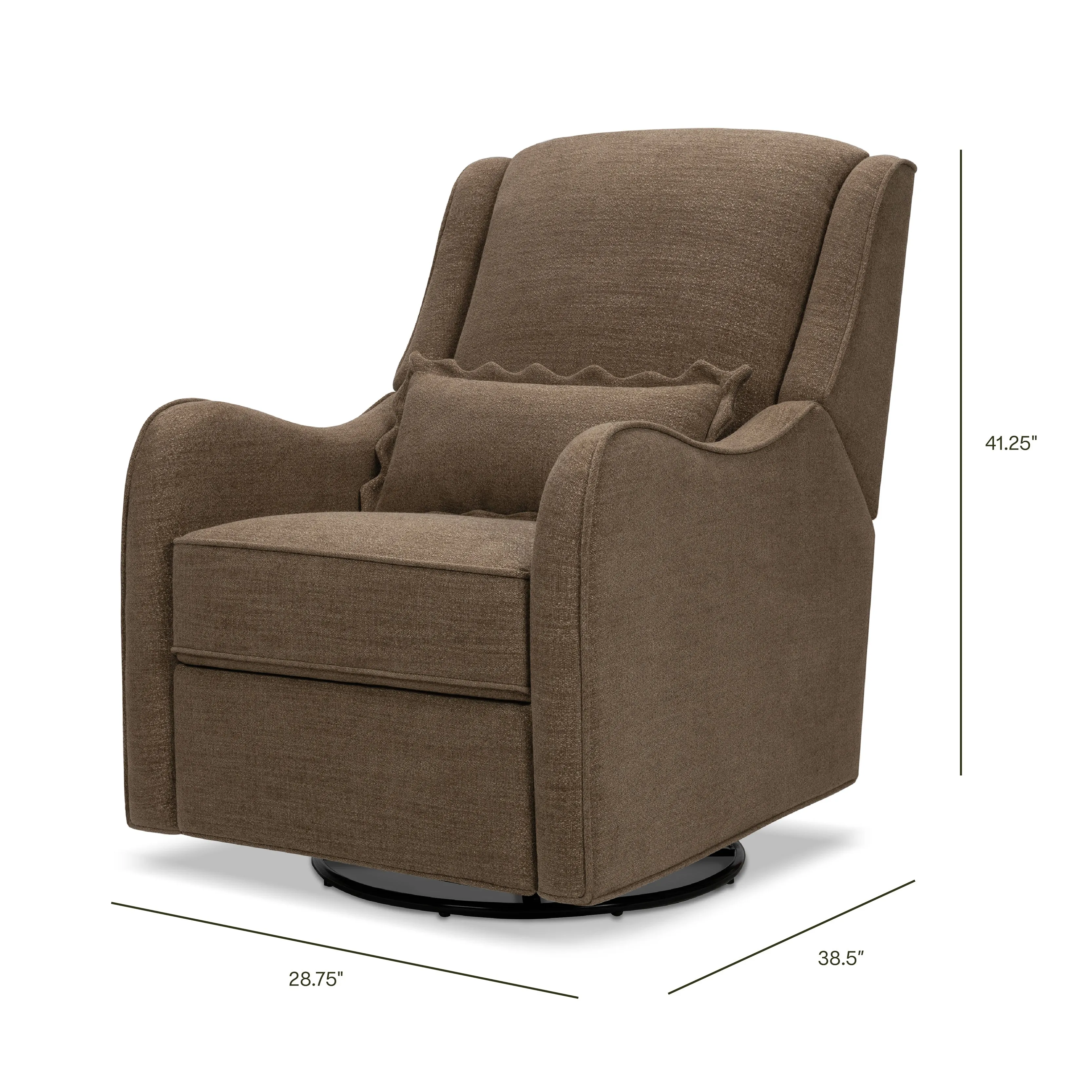 Devon Recliner   Swivel Glider in Performance Eco-Basketweave