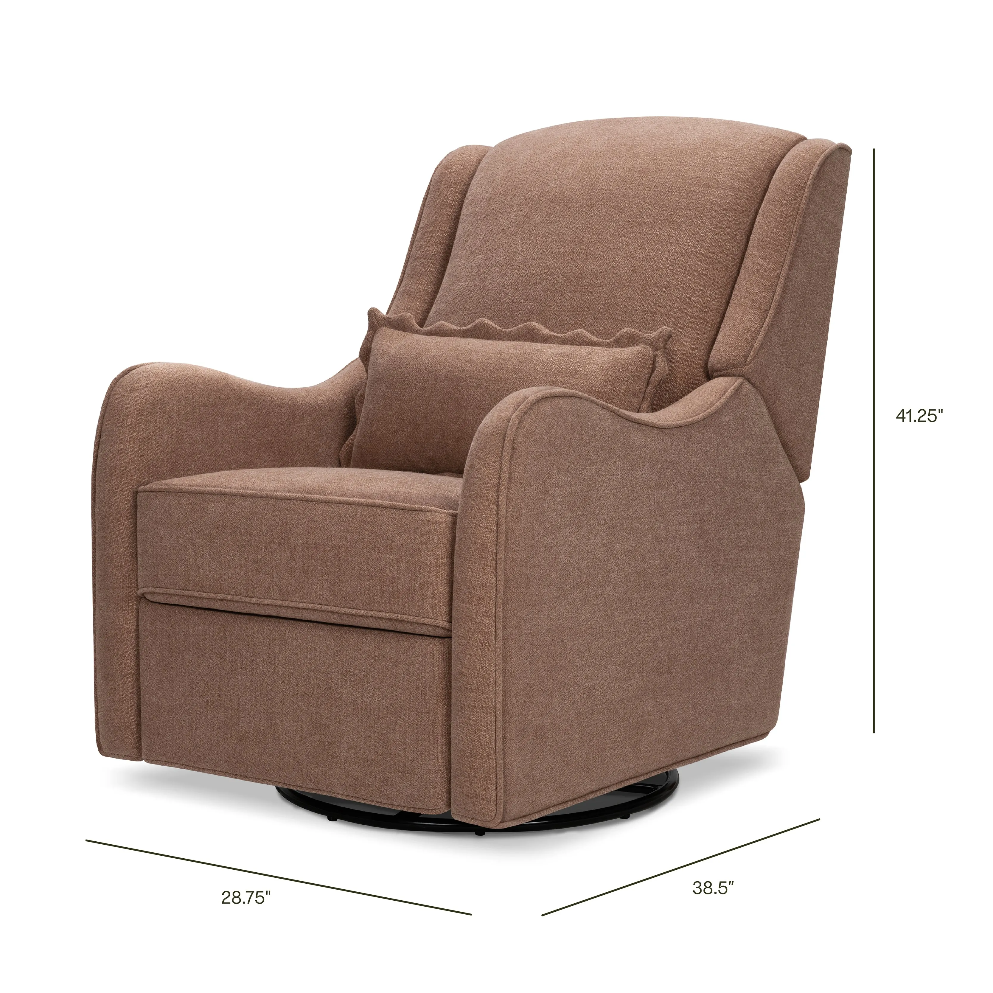 Devon Recliner   Swivel Glider in Performance Eco-Basketweave