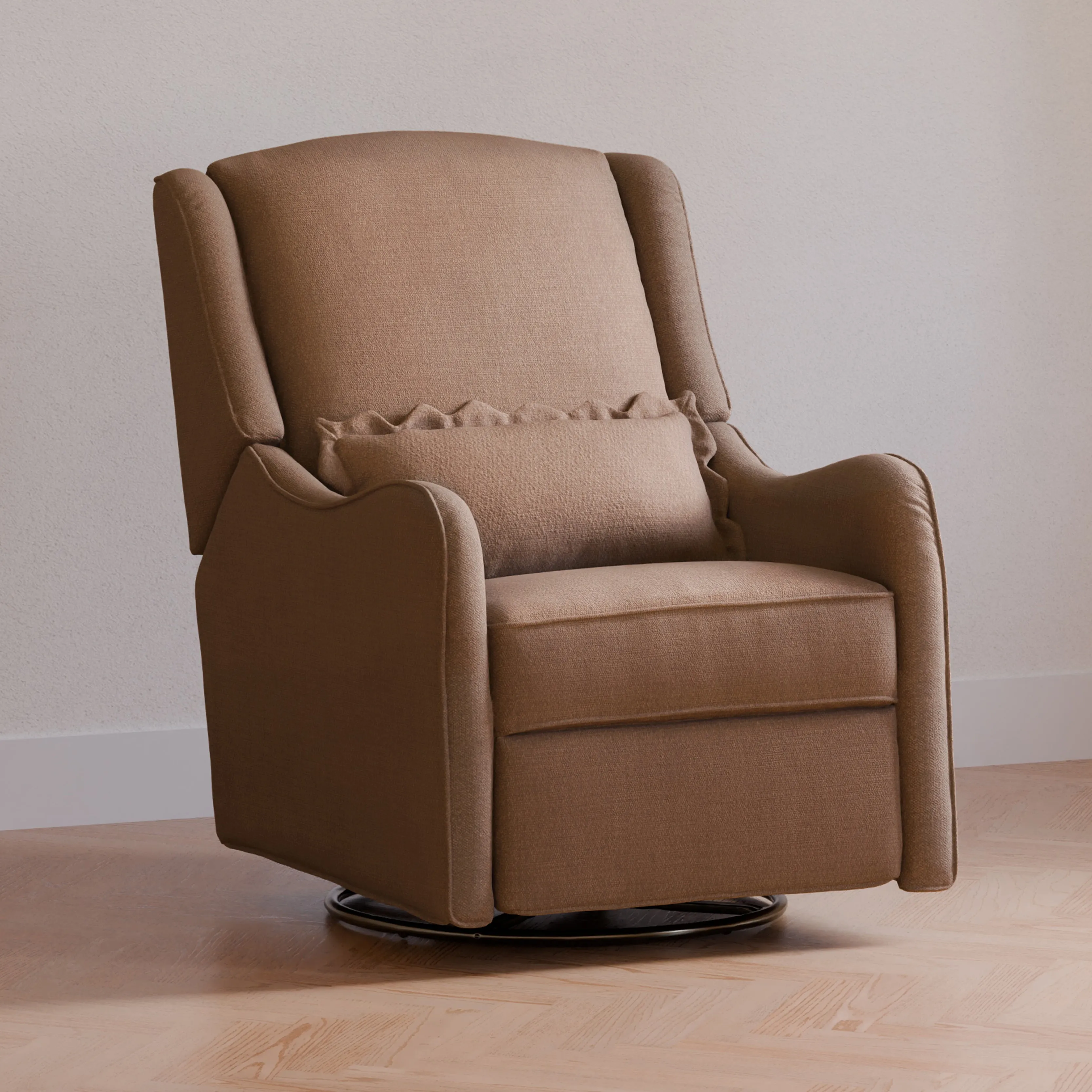 Devon Recliner   Swivel Glider in Performance Eco-Basketweave