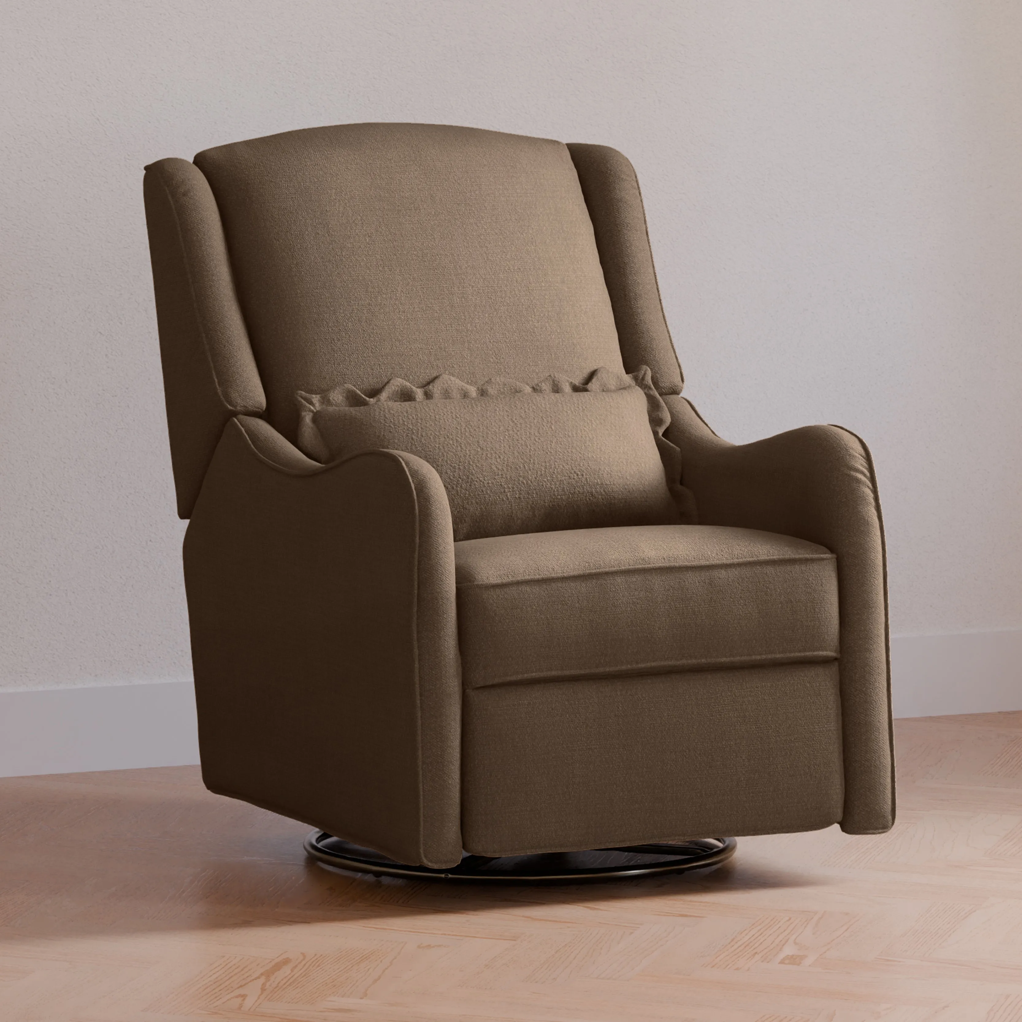 Devon Recliner   Swivel Glider in Performance Eco-Basketweave