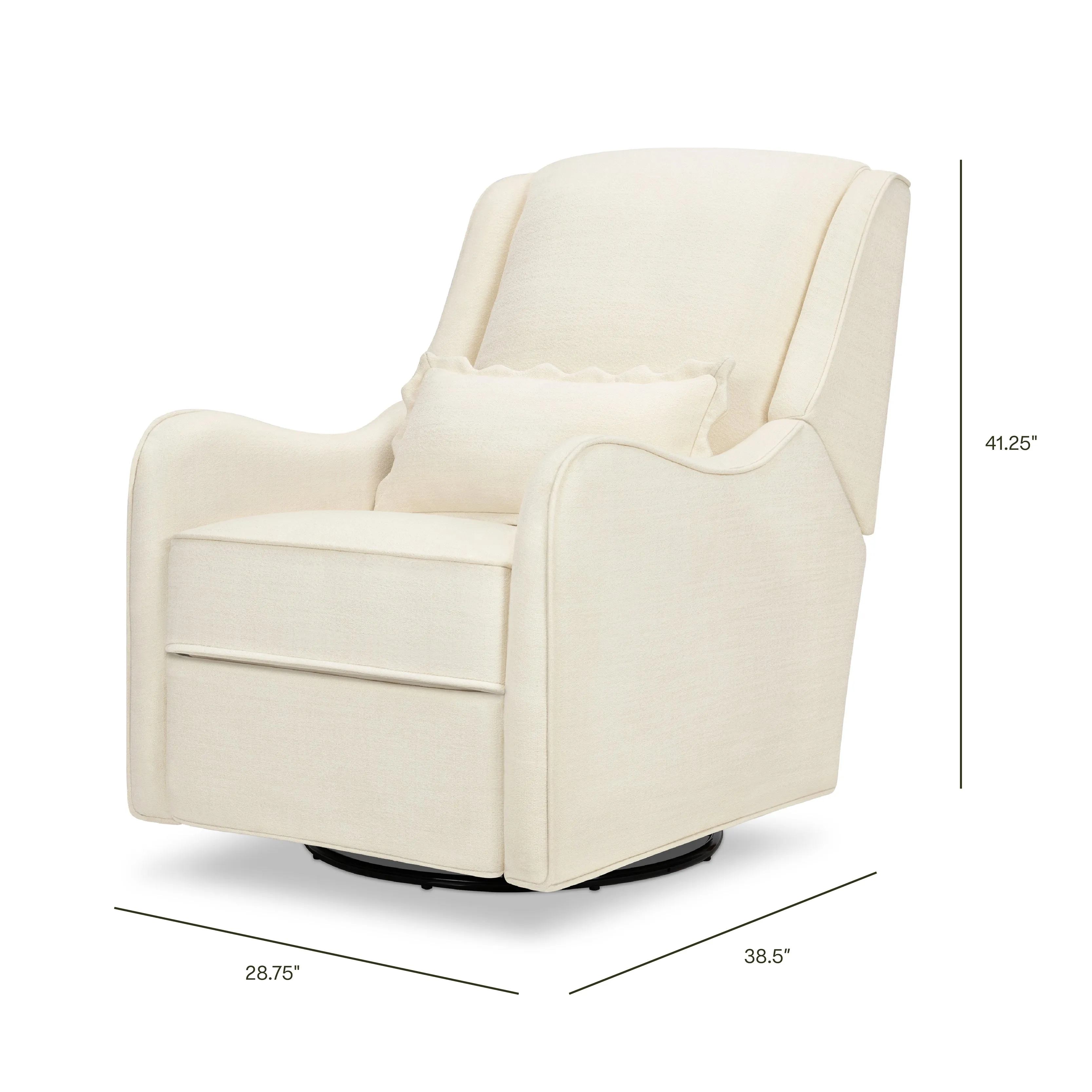 Devon Recliner   Swivel Glider in Performance Eco-Basketweave