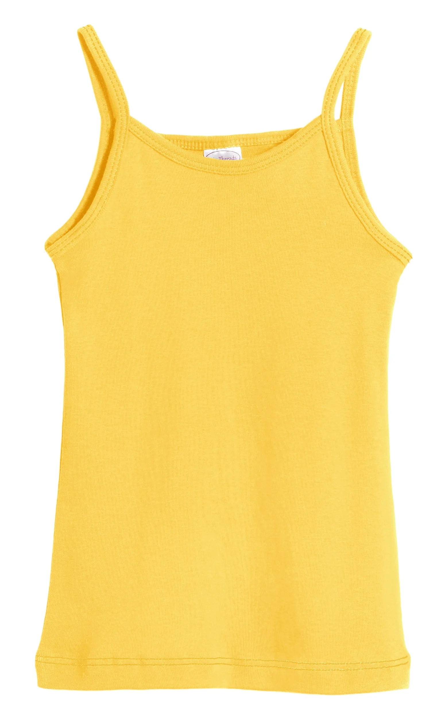 Girls Soft Cotton Camisole | Yellow