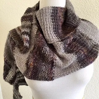 Greyscale Shawl Pattern Only